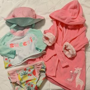 Infant Girls' 3-6m Swim Bundle (4 pcs)